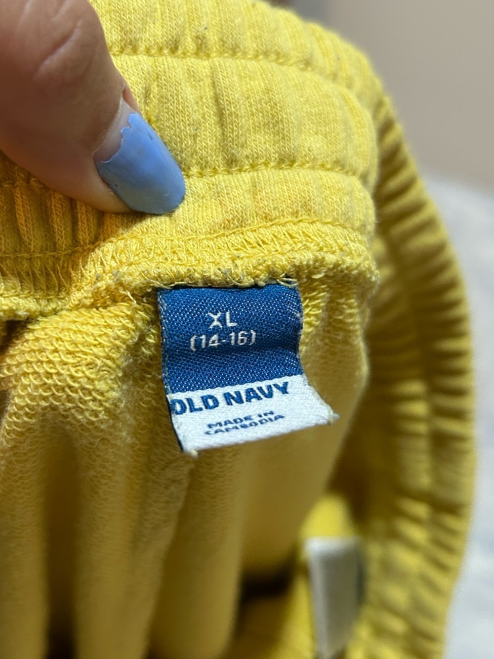 Old Navy Mustard Yellow Women's Drawstring Athletic Shorts - Picture 2 of 2